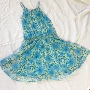 Blue Floral Dress